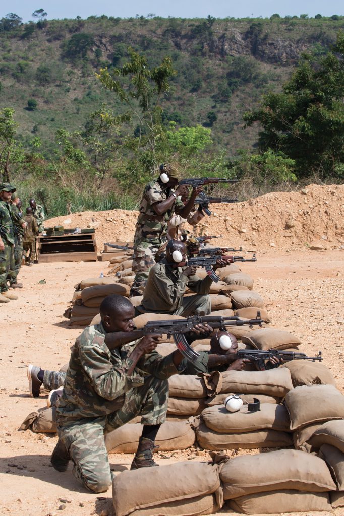 Tir multi positions au camp de KASSAI