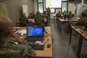 Multinational personnel during EUBG